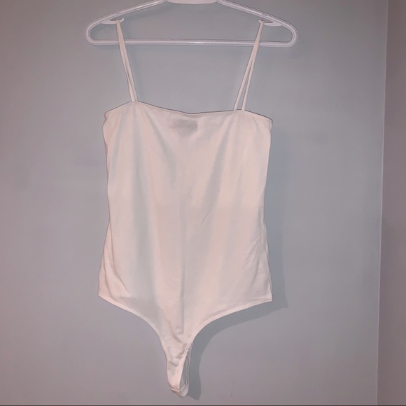 FashionNova White ‘Straight To It Bodysuit’ (L) - Picture 3 of 3
